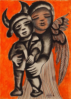 Angel Loving a Baby Devil. c.1978